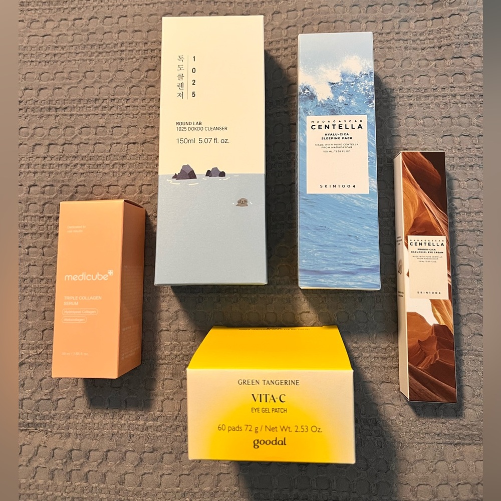Korean Beauty Skincare Product Set with Various Brands (5pc set) ~ NIB #146B
